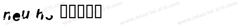 NEU-H3字体转换
