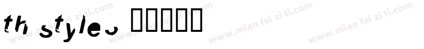 TH-STYLE3字体转换