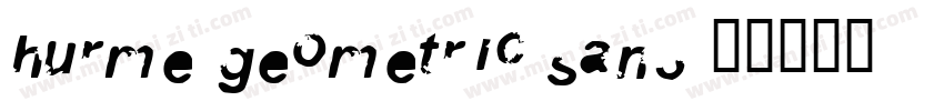 hurme-geometric-san3字体转换