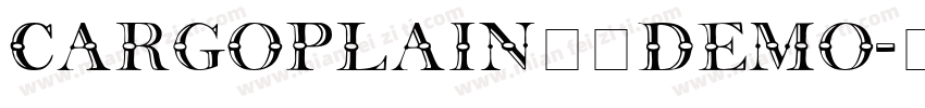 CarGoplain31demo-1o12字体转换