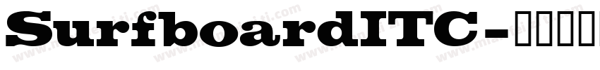 SurfboardITC字体转换