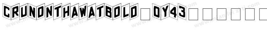 CruNonthawatBold-Oy43字体转换