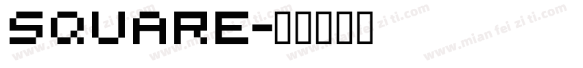 square字体转换