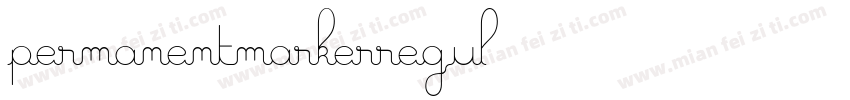 permanentmarkerregul字体转换