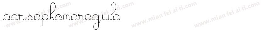 persephoneregula字体转换