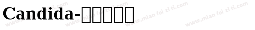 Candida字体转换