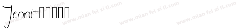 Jenni字体转换