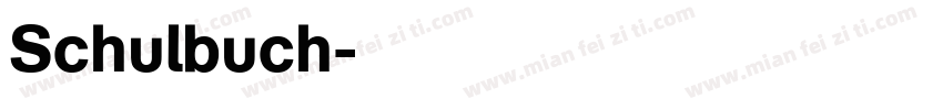 Schulbuch字体转换