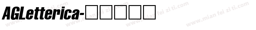 AGLetterica字体转换