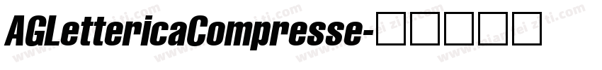 AGLettericaCompresse字体转换