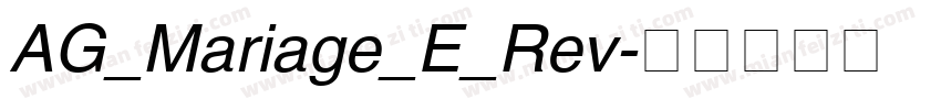 AG_Mariage_E_Rev字体转换