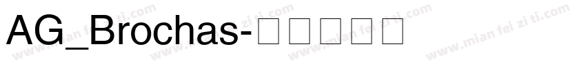 AG_Brochas字体转换