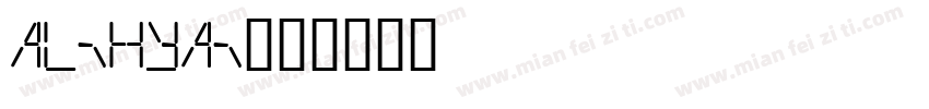 AliHYAi字体转换