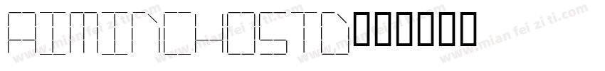 AIMinchostd字体转换