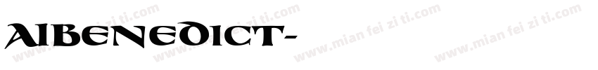 AIBenedict字体转换