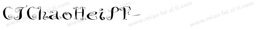 CTChaoHeiSF字体转换