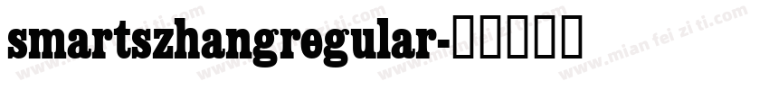 smartszhangregular字体转换