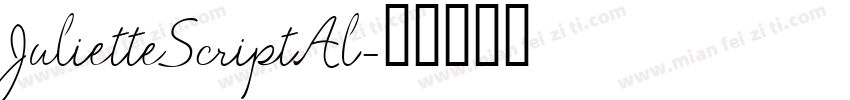 JulietteScriptAl字体转换