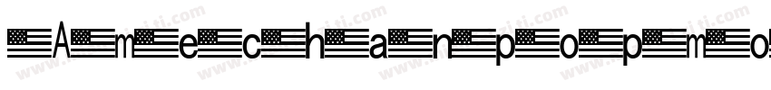 Amechanpopmorulight字体转换