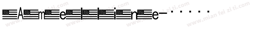 Amelline字体转换