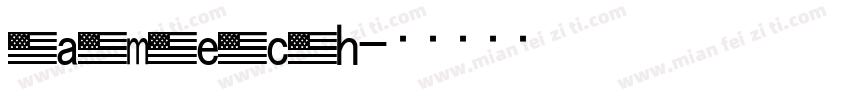 amech字体转换
