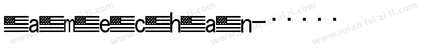 amechan字体转换