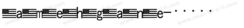 amehgane字体转换