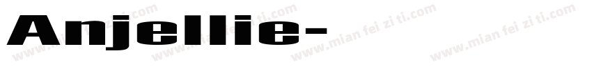 Anjellie字体转换
