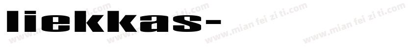 liekkas字体转换