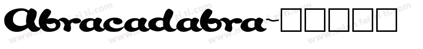 Abracadabra字体转换