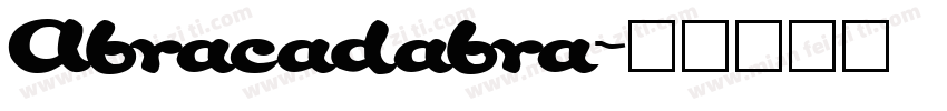 Abracadabra字体转换