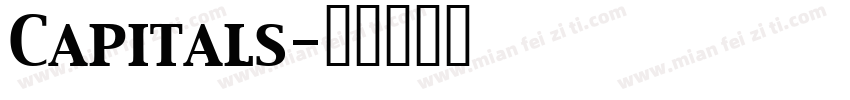 Capitals字体转换
