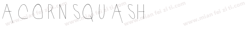 AcornSquash字体转换