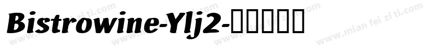 Bistrowine-Ylj2字体转换