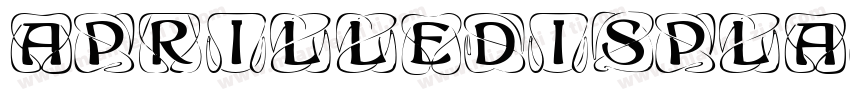 AprilleDisplayCapsSSK字体转换