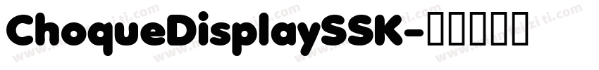 ChoqueDisplaySSK字体转换