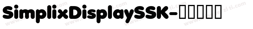 SimplixDisplaySSK字体转换