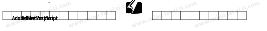 AdobeCorpID-PScript字体转换