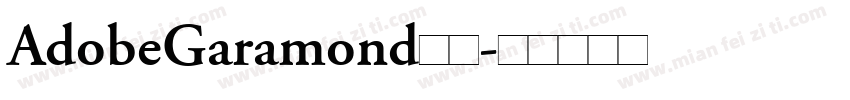 AdobeGaramond字体字体转换