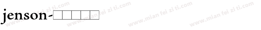 jenson字体转换