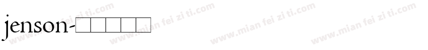jenson字体转换