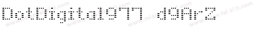 DotDigital977-d9ArZ字体转换