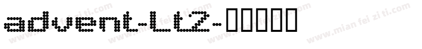 advent-Lt2字体转换