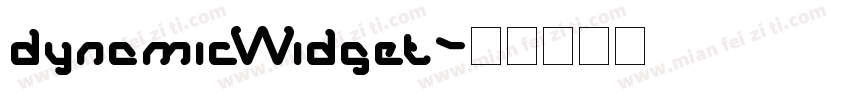 dynamicWidget字体转换