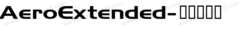 AeroExtended字体转换