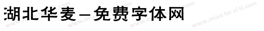 湖北华麦字体转换
