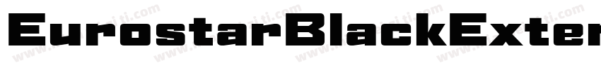 EurostarBlackExtended字体转换