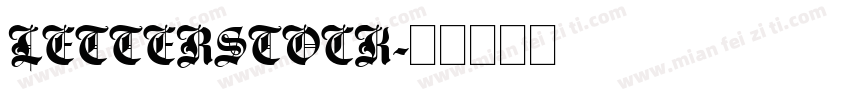 LETTERSTOCK字体转换