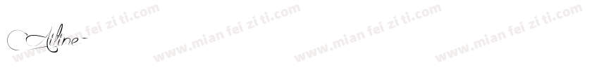 Ailine字体转换