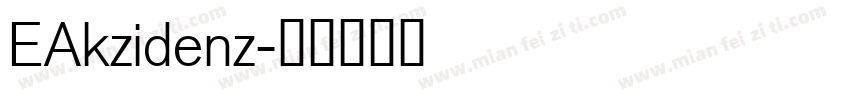 EAkzidenz字体转换